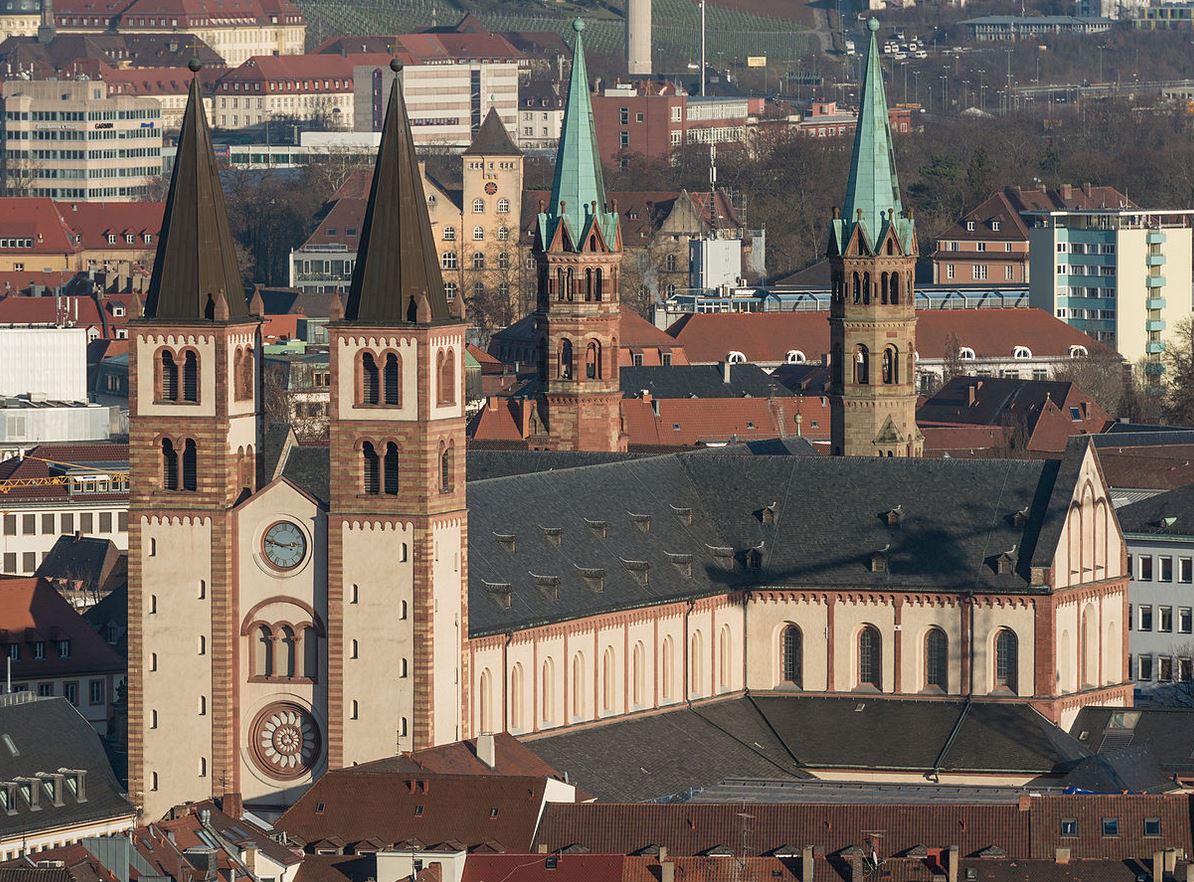 Der Kiliansdom in Würzburg - Kathedralkirche des Bistums